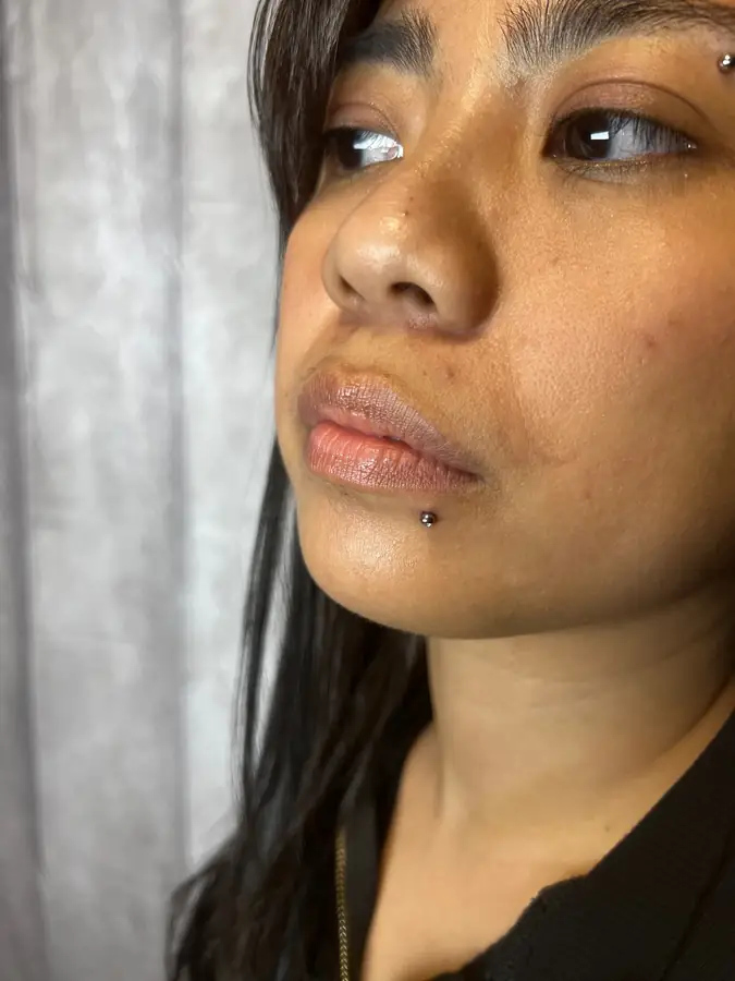 Septum piercing by Katelyn at Work of Art Tattoo & Piercing in Las Vegas