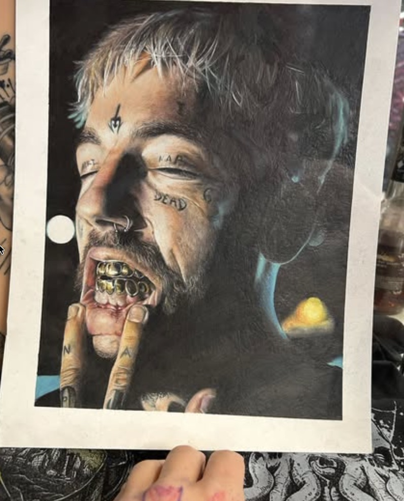 Original graphite portrait drawing by Joshua Cole — Work of Art Las Vegas