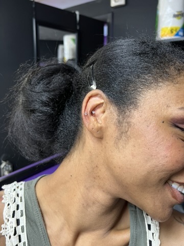 Swelling example — Ear piercing — Work of Art Las Vegas, Work of Art Tattoo & Piercing, Las Vegas